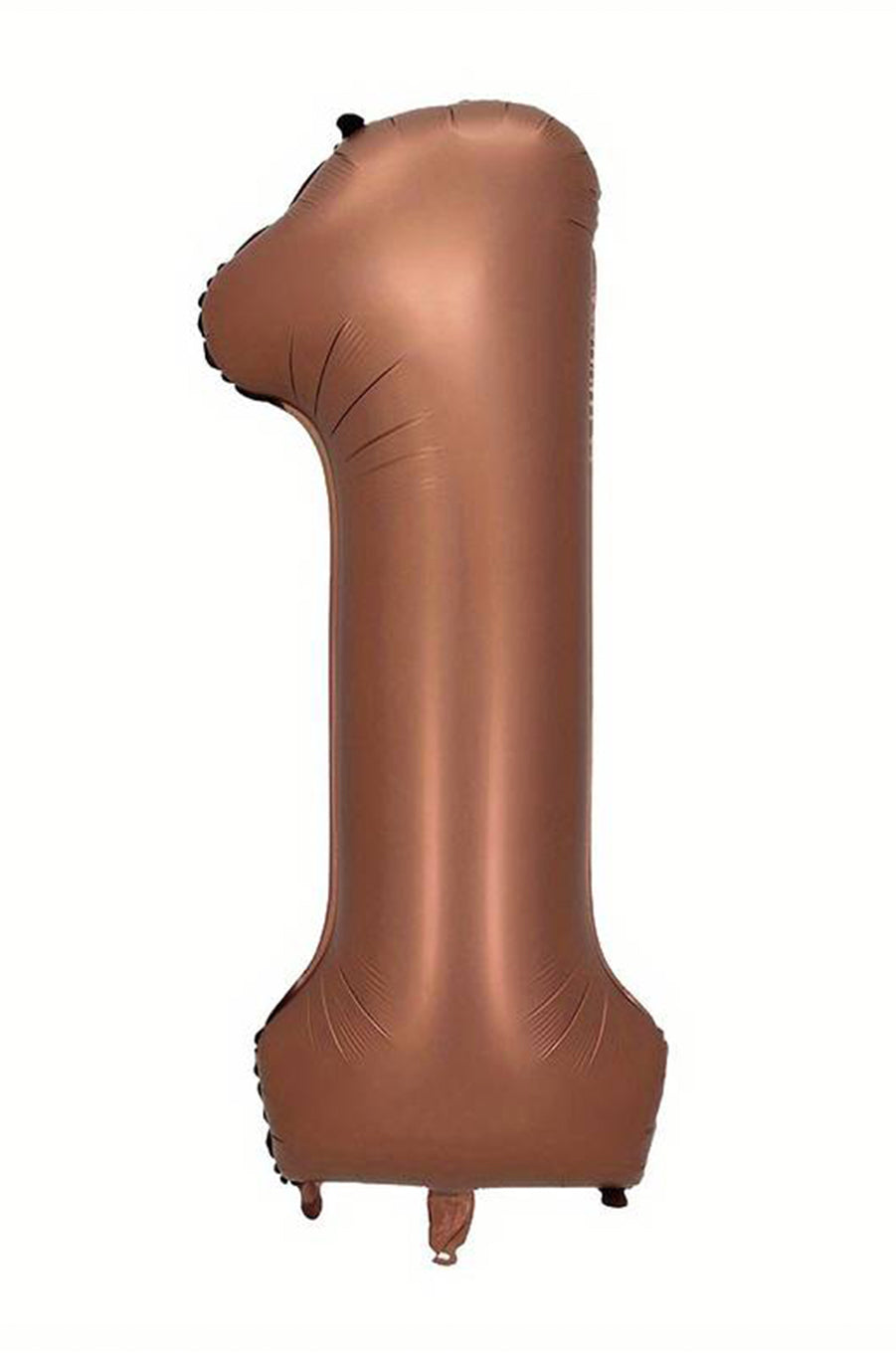 Jumbo Matte Chocolate Foil Number 1 Balloon 100cm